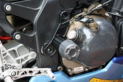 Слайдеры рамы мотоцикла с черными кронштейнами GSG 115105490-K26-DS-SH