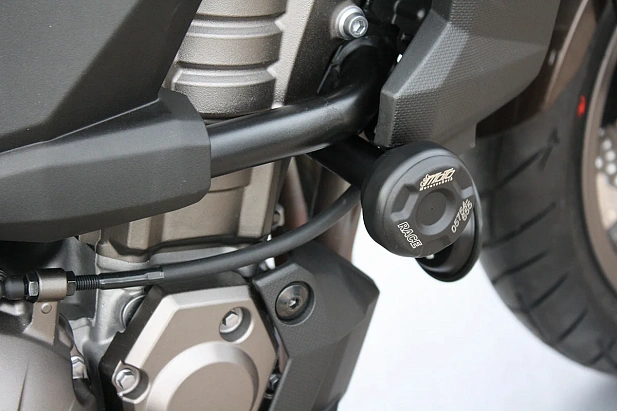 Слайдеры рамы мотоцикла с черными кронштейнами GSG 3544330-K51-SH