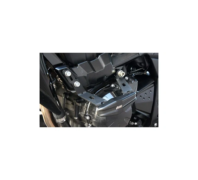 Слайдеры рамы мотоцикла продольные с черными кронштейнами GSG 1505025-K50-SH